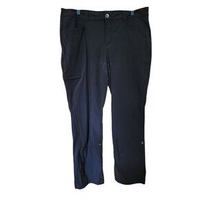 Eddie Bauer Womens Black Outdoor Convertible Pants Size 14